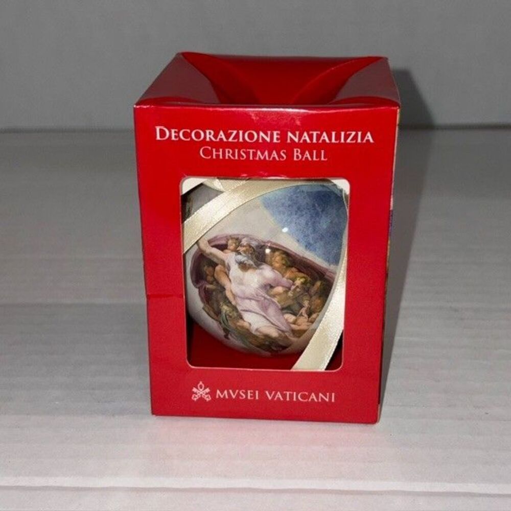 Vatican Museum Musei Vaticani Michelangelo Sistine Chapel Ball Ornament